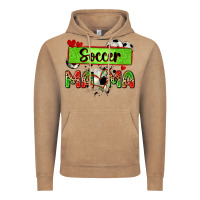 Vintage Coffee soccer mama with leopard Vintage Hoodie - Zillion Design Studio