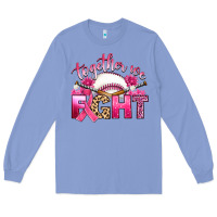 Colony Blue breast cancer together we fight with baseball Long Sleeve Tee - Artiststas