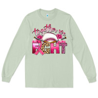 Matcha breast cancer together we fight with baseball Long Sleeve Tee - Artiststas