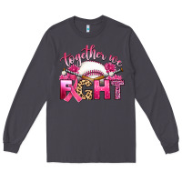 Smoke breast cancer together we fight with baseball Long Sleeve Tee - Artiststas