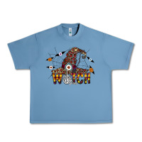 Pebble Blue Witch Please Urban Heavy Tee - CowhideDigitalArt