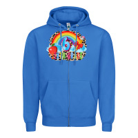 True Royal back to school 6 3200x2400 Zipper Hoodie - AdoDesignShop