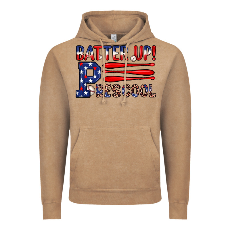 Batter Up Preschool Vintage Hoodie by JahusDesignShop | Teevron