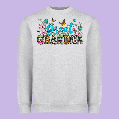 Great Grandma Heavyweight Sweatshirt Designed By Zillion Design Studio
