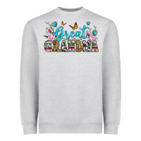 Heather Grey great grandma Heavyweight Sweatshirt - Zillion Design Studio