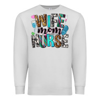 Dove Grey wife mom nurse Premium Sweatshirt - NancyCooperArtShop