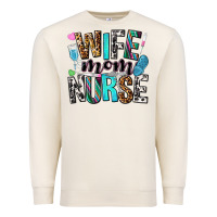 Sandshell wife mom nurse Premium Sweatshirt - NancyCooperArtShop