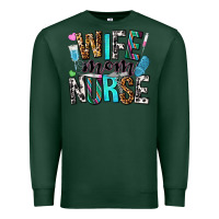 Sports Green wife mom nurse Premium Sweatshirt - NancyCooperArtShop
