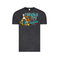 Vintage Black tequila time & sunshine Vintage Tee - SublimationCraftShop