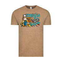 Vintage Coffee tequila time & sunshine Vintage Tee - SublimationCraftShop