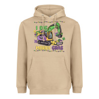 Mushroom i dig mardi gras Heavyweight Hoodie - MaliasSmallBusiness