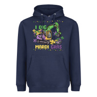 Navy i dig mardi gras Heavyweight Hoodie - MaliasSmallBusiness