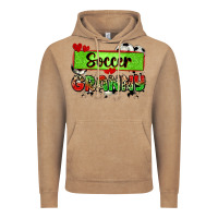 Vintage Coffee soccer granny with leopard Vintage Hoodie - Zillion Design Studio