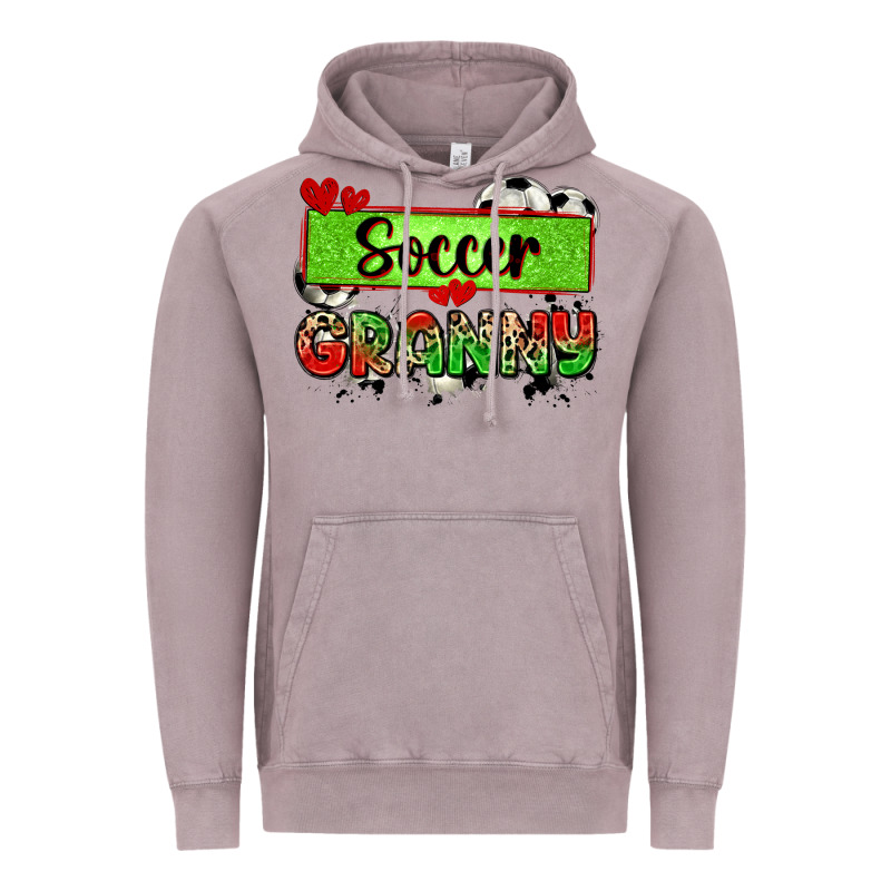 Soccer Granny With Leopard Vintage Hoodie by Zillion Design Studio | Teevron