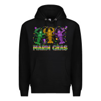 Black mardi gras crawfish Premium Hoodie - LillyAllenDesigns