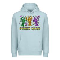 Blue Mist mardi gras crawfish Premium Hoodie - LillyAllenDesigns