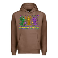 Chestnut mardi gras crawfish Premium Hoodie - LillyAllenDesigns