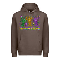 Coffee mardi gras crawfish Premium Hoodie - LillyAllenDesigns