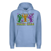 Colony Blue mardi gras crawfish Premium Hoodie - LillyAllenDesigns