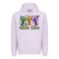 Lilac mardi gras crawfish Premium Hoodie - LillyAllenDesigns