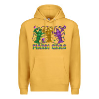 Mustard mardi gras crawfish Premium Hoodie - LillyAllenDesigns