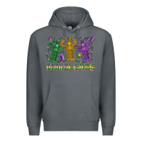 Rock mardi gras crawfish Premium Hoodie - LillyAllenDesigns