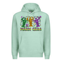 Seafoam mardi gras crawfish Premium Hoodie - LillyAllenDesigns