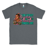 Charcoal Heather i am street so look both ways before you cross me Classic Tee - AdoDesignShop
