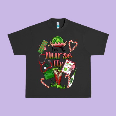 Im The Nurse Elf Urban Heavy Tee Designed By Fadigitalartstudio
