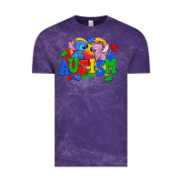 Cloud Purple autism stitch with lilo Vintage Tee - AdoDesignShop