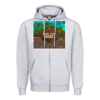 Heather Grey preview custom cactus and sunflowers leopard turquoise Zipper Hoodie - Artiststas