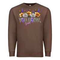 Chestnut you grow girl Premium Sweatshirt - NancyCooperArtShop