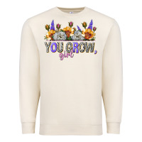 Sandshell you grow girl Premium Sweatshirt - NancyCooperArtShop