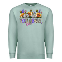 Seafoam you grow girl Premium Sweatshirt - NancyCooperArtShop