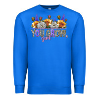 True Royal you grow girl Premium Sweatshirt - NancyCooperArtShop
