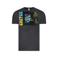 Vintage Black cactus Vintage Tee - CowhideDigitalArt