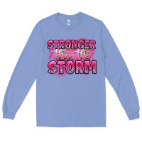 Colony Blue stronger than the storm Long Sleeve Tee - Artiststas