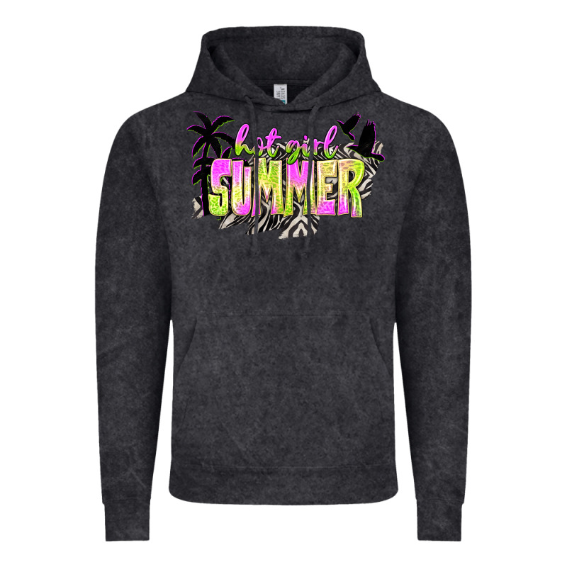 Hot Girl Summer With Palms Vintage Hoodie by texasbilliewilder | Teevron