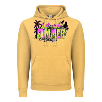 Vintage Mustard hot girl summer with palms Vintage Hoodie - texasbilliewilder