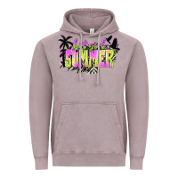 Vintage Zinc hot girl summer with palms Vintage Hoodie - texasbilliewilder