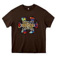 Chocolate Brown love needs no words 2 Heavy Core Tee - RacoonDesign