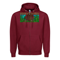 Burgundy western cactus leopard and turquoise custom nametext license plate Zipper Hoodie - Artiststas