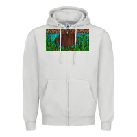 Dove Grey western cactus leopard and turquoise custom nametext license plate Zipper Hoodie - Artiststas