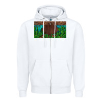 White western cactus leopard and turquoise custom nametext license plate Zipper Hoodie - Artiststas