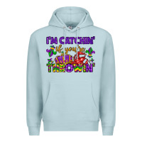 Blue Mist i m catchin if you re throwin Premium Hoodie - LillyAllenDesigns
