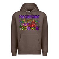 Coffee i m catchin if you re throwin Premium Hoodie - LillyAllenDesigns