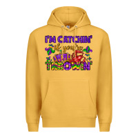 Mustard i m catchin if you re throwin Premium Hoodie - LillyAllenDesigns