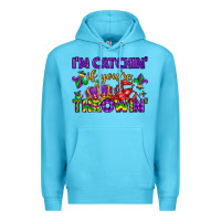 Ocean Blue i m catchin if you re throwin Premium Hoodie - LillyAllenDesigns