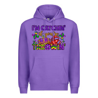 Purple i m catchin if you re throwin Premium Hoodie - LillyAllenDesigns