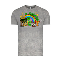 Cloud Rock feeling lucky Vintage Tee - FaDigitalArtStudio